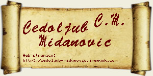 Čedoljub Midanović vizit kartica